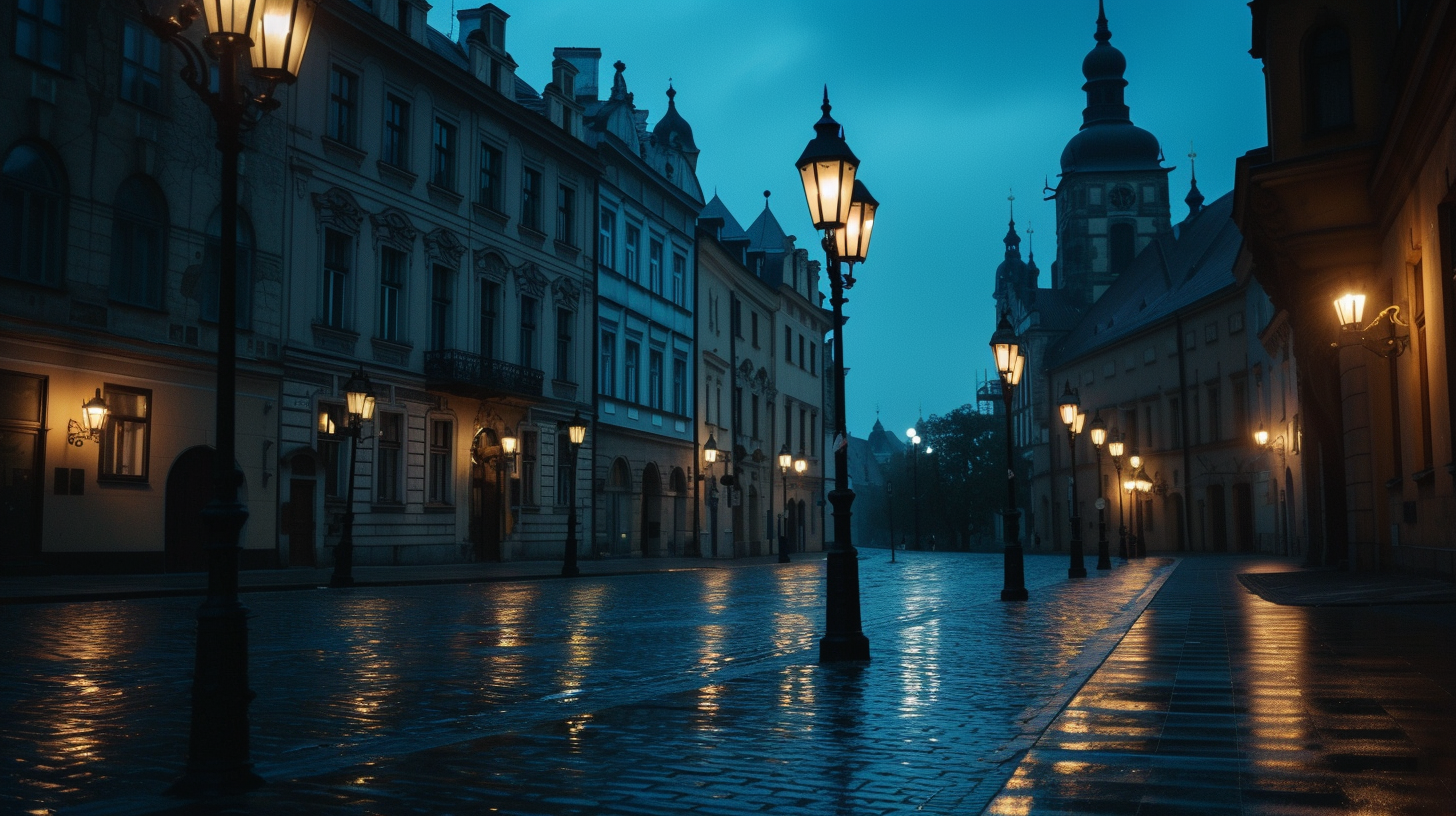 Lights of Poland - zdjęcie panoramiczne